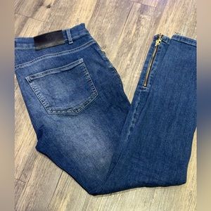 Father Sons Dark Blue Ripped Skinny Jeans - Size 34R - Excellent Condition